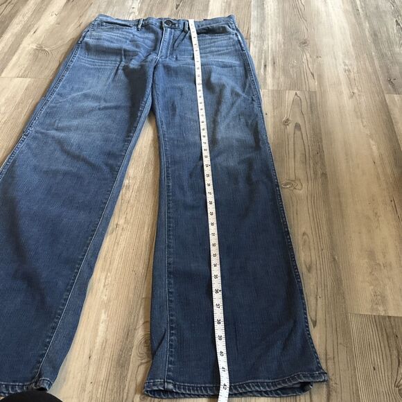 3 X 1 Leia Cotton/Tencel Wide Leg Side Slit Light Wash Jeans Made In USA Size 29 - Picture 4 of 9